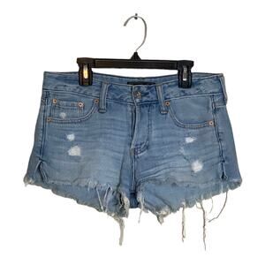 Abercrombie & Fitch distressed cut out short shorts size 25